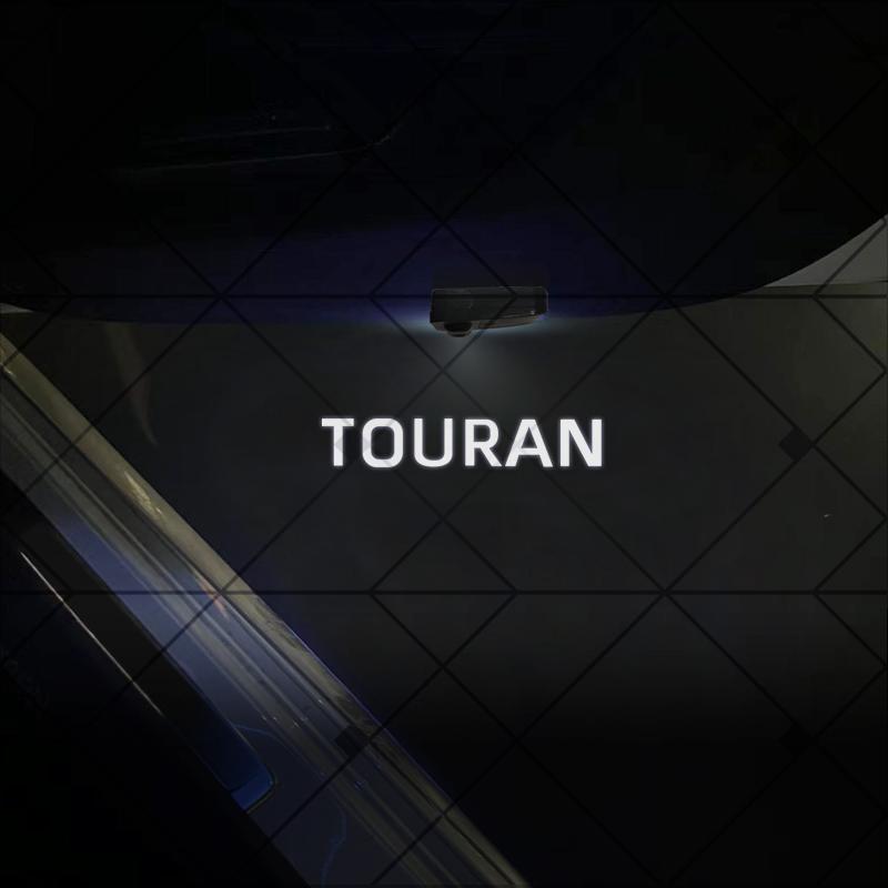 1/2Pcs For 4 Motion Passat Beetle Caddy Touran T-Cross Sharan Amarok GTD Logo Car HD Projector Lamp LED Auto Door Welcome Light