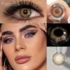 FUNSACHY New Colored Contact Lenses for Eyes 1Pair Brown Natural Eye Lenses Cosmetic Beauty Pupils Yearly Y2K Blue Eye Contacts
