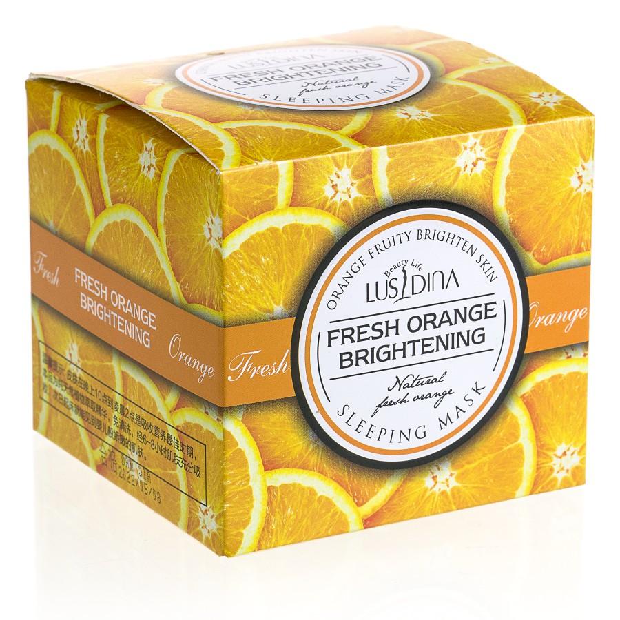 Night Face Mask with Orange Extract Fresh Orange 100 G