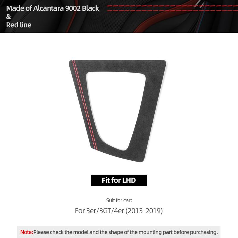 Для BMW 3 4 Серии F32 F30 F34 F33 F36 Сделано из Алькантары Накладка на Панель Переключения Передач Наклейки Performance Аксессуары для Интерьера Автомобиля