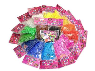 [МАГАЗИН SHIMATARO] Loom Bands 16 цветов, 9600 штук, резинка, оригинальный набор