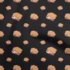 Cotton Poplin Black Fabric Food Fabric For Sewing Printed Craft Fabric By The Yard 42 Inch