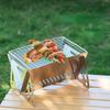 Stainless Steel Folding Versatile Outdoor Cooking Set for Barbecues Camping Travel