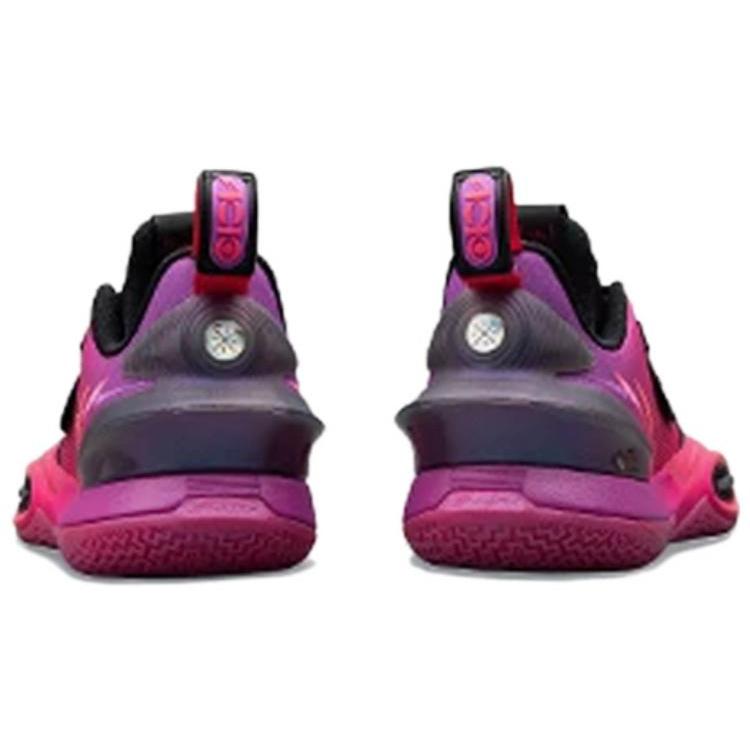 Li Ning All City 10 V2 Нескользящие, износостойкие, дышащие низкие баскетбольные кроссовки мужские Черный Красный Фиолетовый ABAS059-7