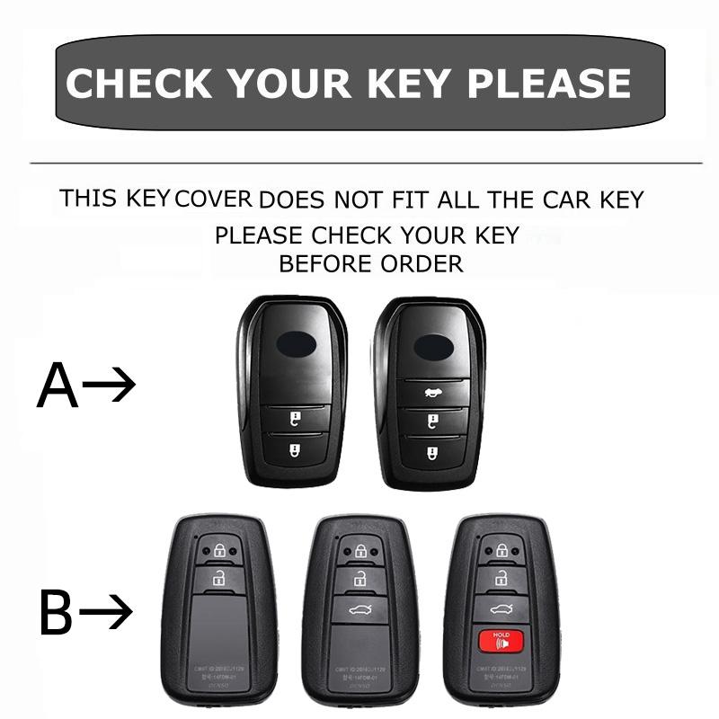 Кожаный чехол-брелок для Toyota Camry XV70 Avalon Rav4 XA50 Highlander Corolla E210 Levin Vios Yaris Prado, корпус кейса для ключей
