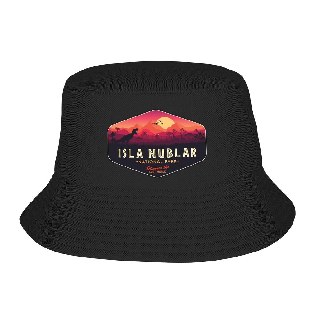 Hot Summer Headwear Jurassic Park Clever Girl Bucket Hats Trendy Unisex  Sun   Panamka UV Protection Fishing  Outdoor