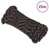 152322 vidaXL Boat Rope Black 3 Mm 25 M Polypropylene