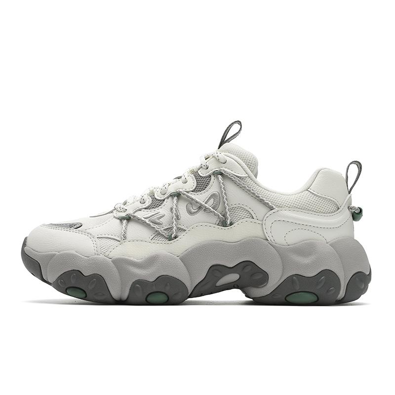 Fila Fluid 6 Cat Paw Shoes Fashion Versatile Simple Comfortable Sports Non-Slip Low-Top Casual Shoes Women Sneaker Milk-White F12W512103FGD