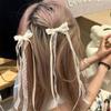Sweet Long Hairpins French Lolita Lace Ribbon Tassel Bowknot Hair Clip For Women Girl Party Barrettes Headwear Accessories