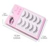Wispy False Eyelashes Natural Look Cosplay Lashes Clear Band Fake Lashes  Women Girls