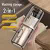 Портативный дорожный набор зубной щетки и стакана для полоскания рта с местом для хранения электрической зубной щетки