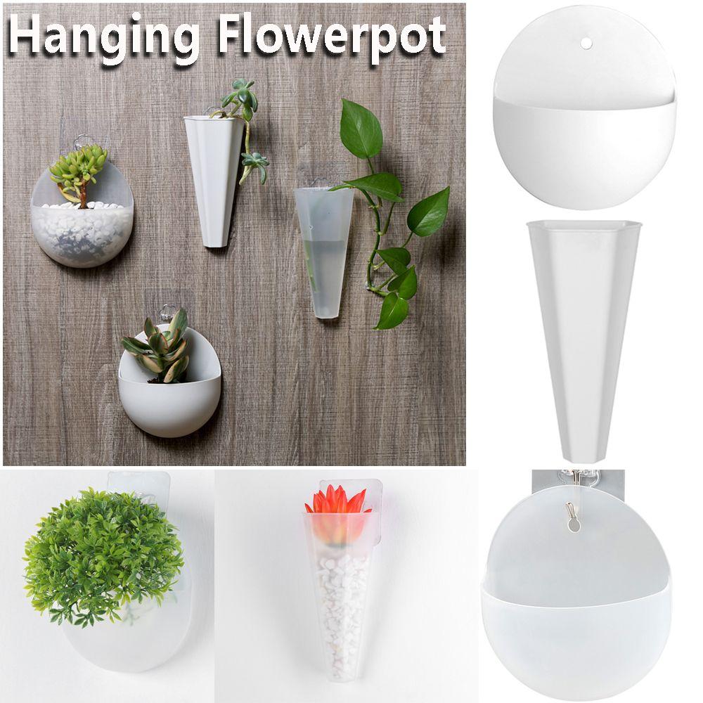 Garden Supplies Flower Holder Wall Hanging Flowerpot Hanger Vase Ball/Cone Shape Water Planting