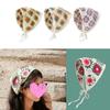 French Retro Headscarf Hat Multicolor Triangular Turban Scarf  for Spring Summer Outdoor
