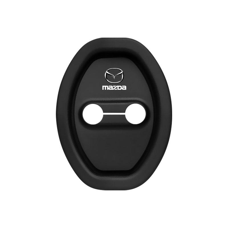 Для Mazda 2 3 4 5 6 7 8 ATENZA Axela 6 RX8 CX6 CX5 CX4 Alexa CX4 CX5 CX8 2 3 6 DJ BL BM GJ 4 шт. Накладки на стопор двери автомобиля Защитные накладки на замок двери