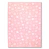 Un Doudou Made In Japan Baby Cotton Blanket 85 X 115cm Moon and Clouds Pink Cotton Jacquard Weave 1335PI 100%