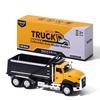 AIUAZA Scale Diecast Engineering Construction Dump Alloy Collectible Model Door Opening Pull Back Vehicle Toy 1/50 Vehicles, Truck, Excavator, Mixer,