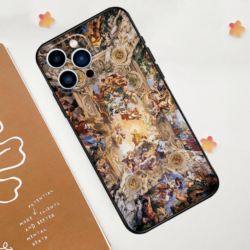 Чехол для телефона Michelangelo Art для iPhone 15 16 14 13 12 11 Pro Max Mini Plus XS X XR задняя крышка