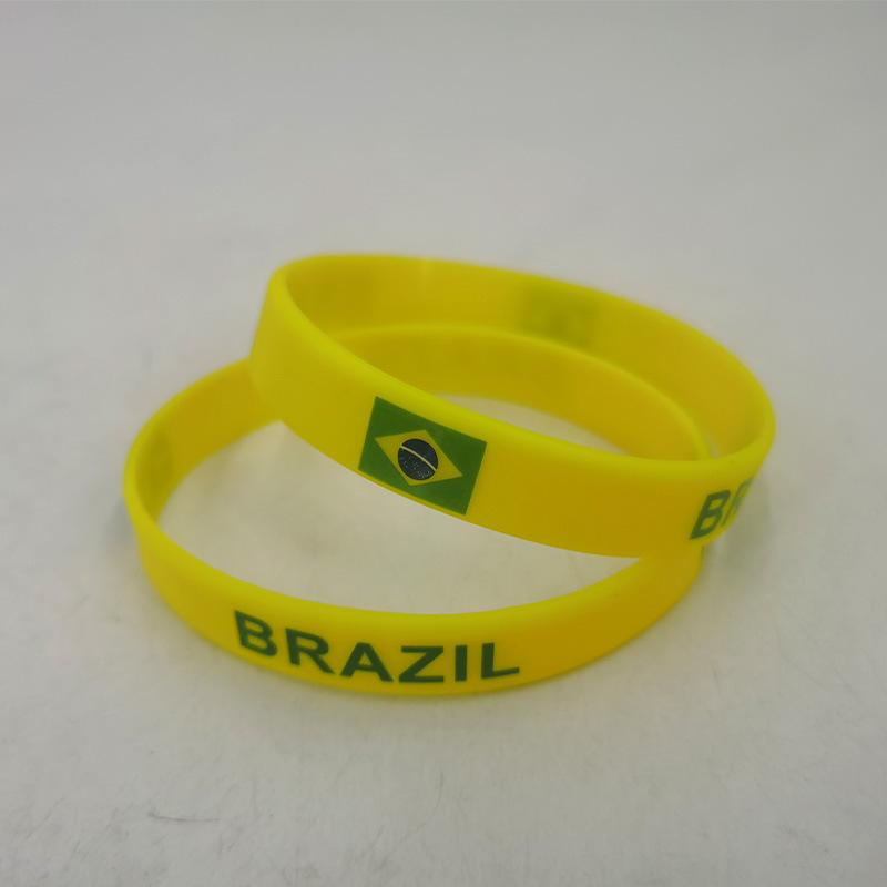 2026 FIFA World Cup Silicone Wristband Mexico USA Canada Flag Sports Wristband 3-Pack