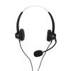 Customer Service Headset Noise Cancelling RJ9 Plug Binaural Wired Telephone Headphone with Mic for VOIP Phones
