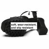 WTEMPO Women Large Size Roman High Heel Sandals Female Black White Casual Non Slip Korean Fish Mouth Sandals