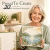 Unique Birthday Gifts for Her DIY Psalms Sea Glass Mosaic Art Kit, Christian Craft Kit with Home Decor Projects Inspirational Bible Verse Design,