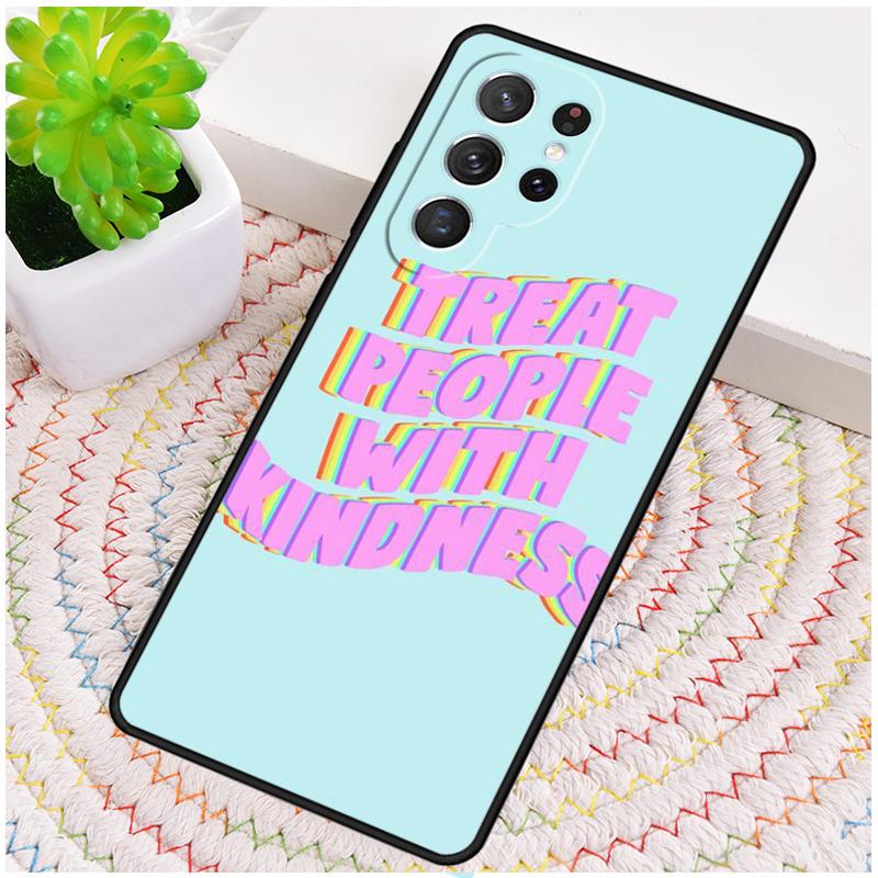 Относись к людям с добротой Чехол из ТПУ для телефона Samsung Galaxy note 10 pro S26 S25 S24 S23 S22 Ultra Plus S21 FE S20