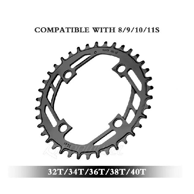 Prowheel Горный велосипед Узкое Широкое Зубчатое Колесо 32T 34T 36T 38T 40T Звезда Велосипеда MTB Стальная Звездочка Компоненты Шатуна