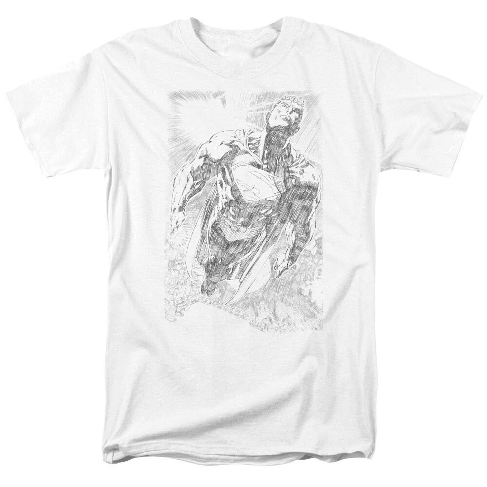 Superman "Exploding Space Sketch" T-Shirt - to 5X