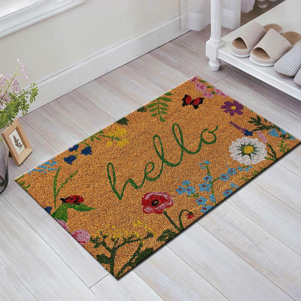 Fresh Home Can Be Cut Pvc Door Mat Non-Slip Spinneret Floor Mat Plastic Dust Carpet Diy