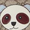 Gucci GG Logo Pattern Multi-Card Holder Women Wallets Beige Dark-Brown 818769-FAEEO-8575
