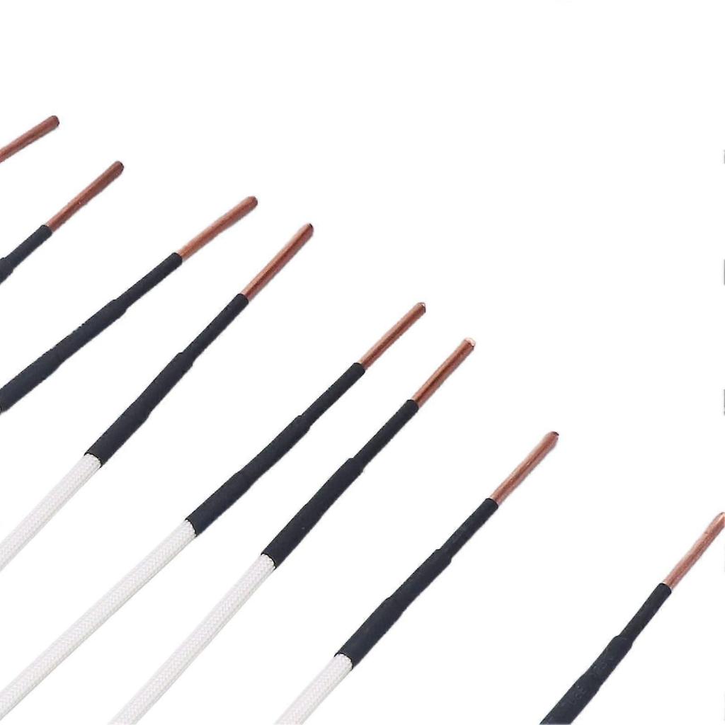 6 Pcs Induction Heater Coil Kit 2.5mm Brass Core 20 30 40 50mm Free Forming Flat Type Induction Heater Wires