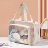 Wet and Dry Separation Toiletry Storage Pouch Large Capacity Clear Toiletry Case  Women