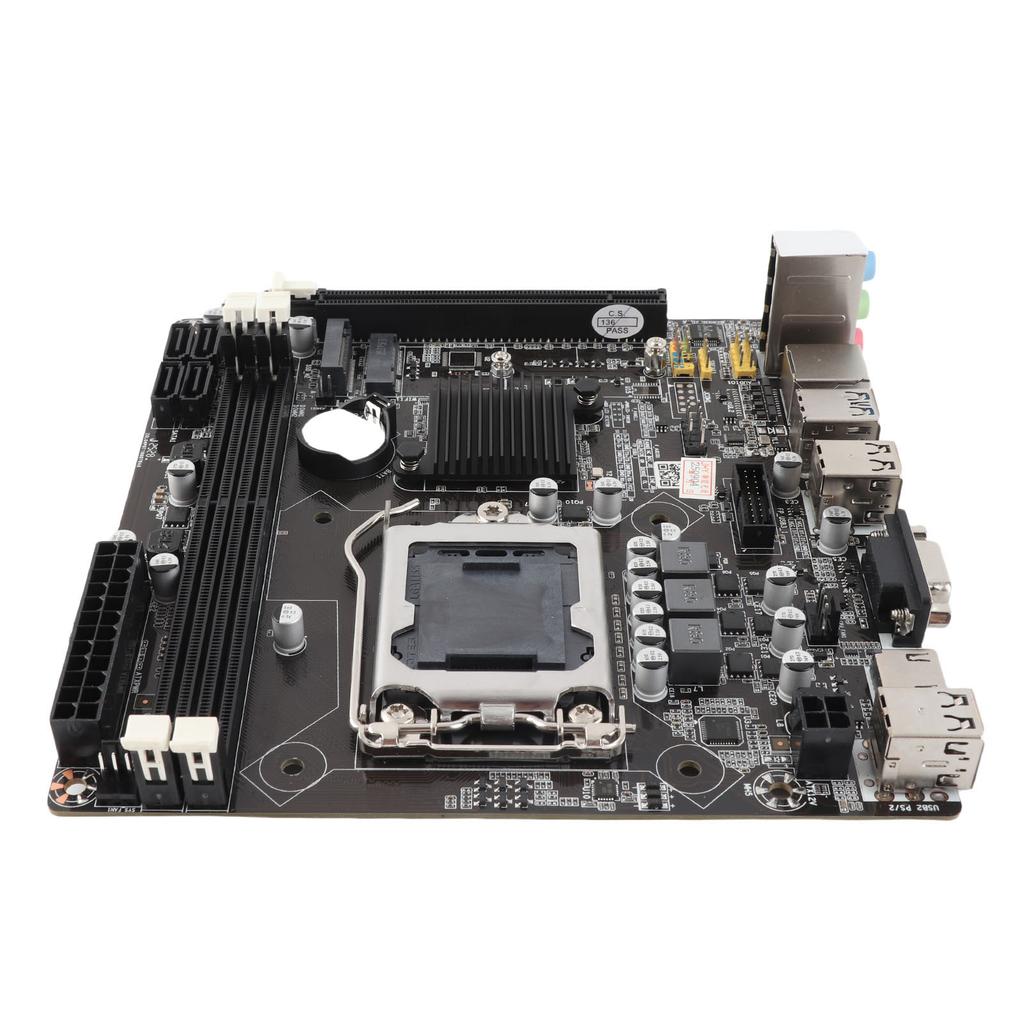 Desktop Motherboard PCIe 16X DDR3 Memory VGA HD Port Multiphase Power SATA3.0 LGA1155 Motherboard for PC Replacement