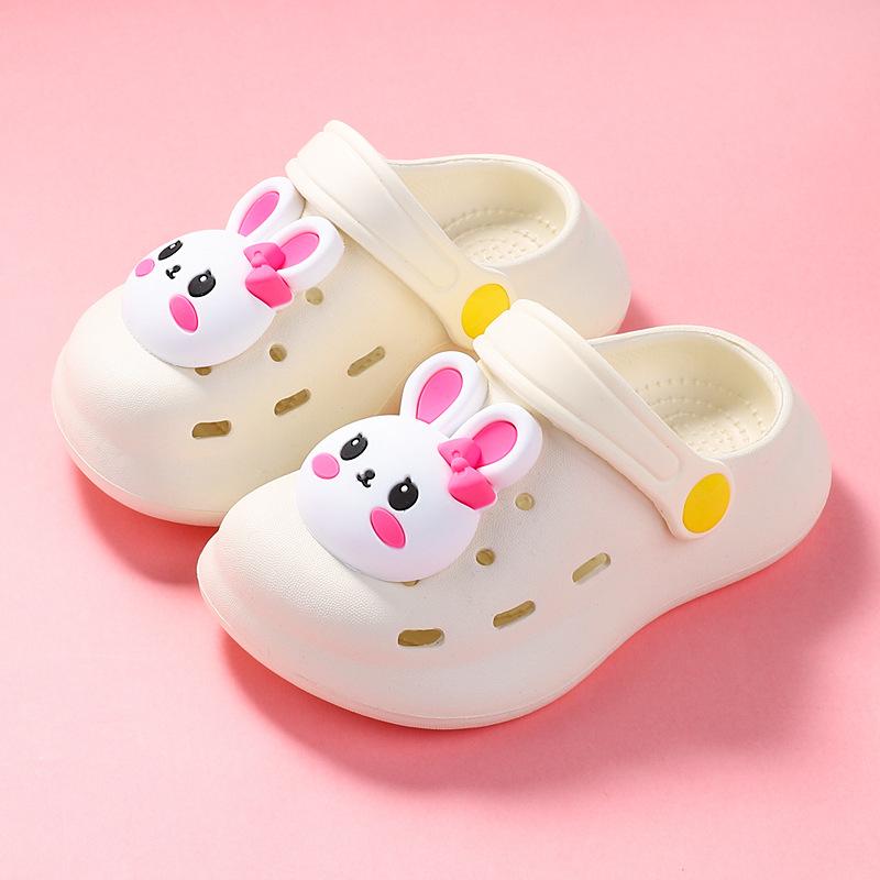 Маленький динозавр милые детские дырочки обувь детская домашняя уличная ЭВА нескользящая пляжная обувь тапочки для детского сада