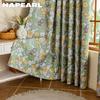 1PC French Romantic Antique Style Curtains with Printed Full Blackout Curtains for Bedroom Living Room Balcony Window for Home Decor