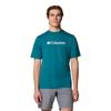 CSC Basic Logo SS Tee, Mens Green T-shirt
