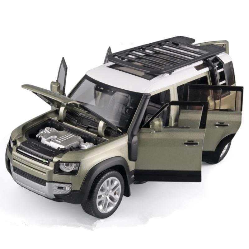 1/18 Land Rover Range Rover SUV Alloy Car Model Front Wheel Steering Multi-function Off-road Vehicle Car Model Sound and Light Children's Toy Gift