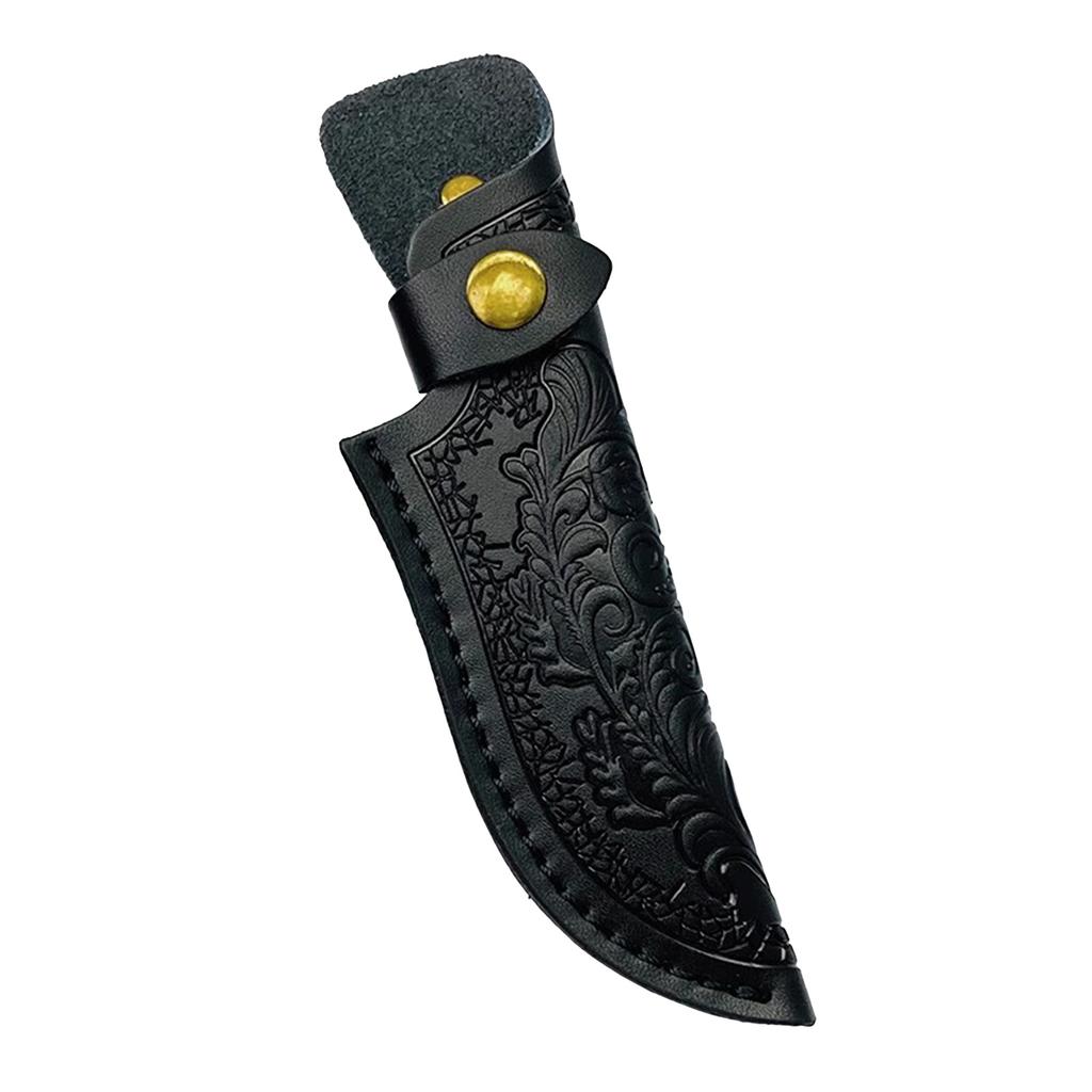 Pocket Knife Sheath Handmade Pouches Leathers Knife Holsters Straight Knife Holder Outdoor Carry Sheath Tool Easy To Us