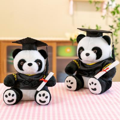 Новый выпускной подарок кукла панда доктор плюшевая игрушка кукла большая панда памятный подарок однокласснику тряпичная кукла