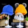 Hat Rack Stand for Hats Wigs Exhibition Multiple Sizes with Lace Edge Bucket Hat Fisherman Hat Display Holder Hat Organizer for Home Stores