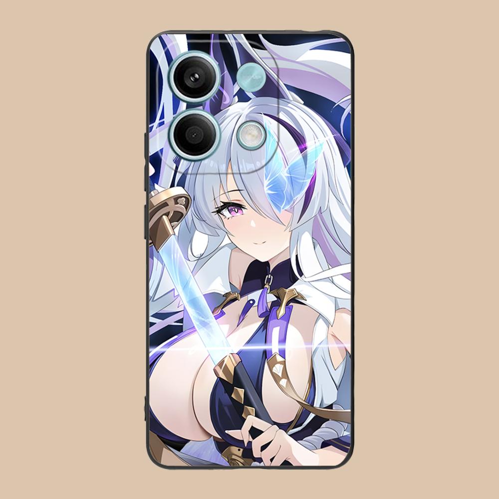Матовый ТПУ чехол для мобильного телефона Azur Lane Unzen для POCO F8 F7 F6 F5 F4 F3 F2 Pro GT C75 C71 C65 C61 C40 Pro Ultra Цветная крышка