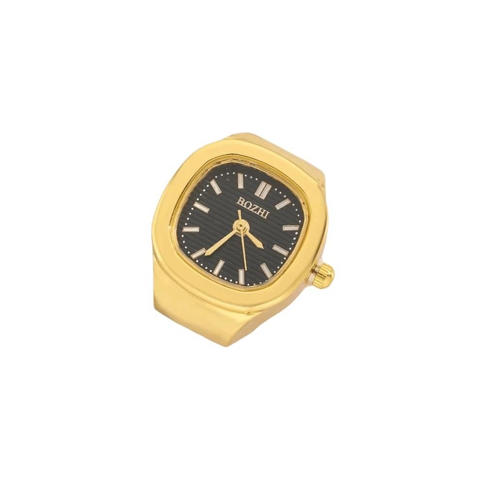 Punk Rings Jewelry Clock Vintage Finger Watch Ring Hip Hop Roman Quartz Watch Women