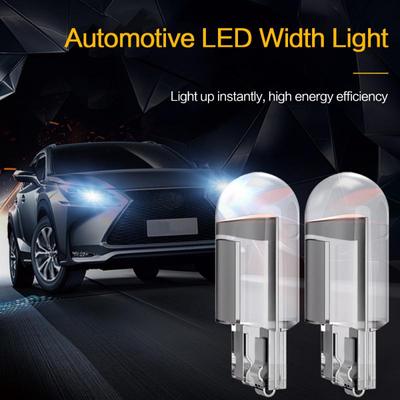 2 шт. DC12V W5W 194 T10 Cob светодиодная автомобильная лампа белый зеленый синий красный клиновидный номерной знак лампа плафон 7 цветов авто одиночный свет