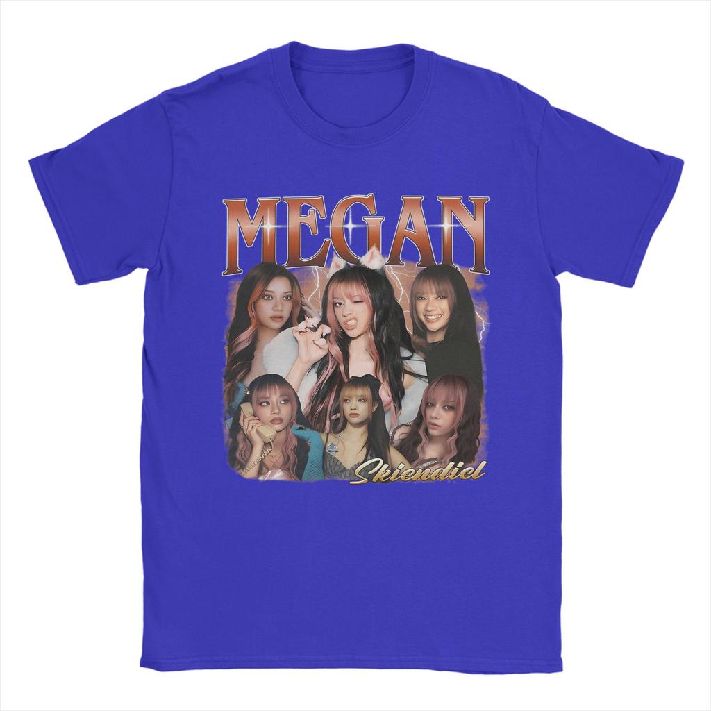 Katseye Music Kpop Megan Unisex T Shirts Funny Tee Shirt Short Sleeve Round Collar TShirts Cotton 4XL 5XL Clothing