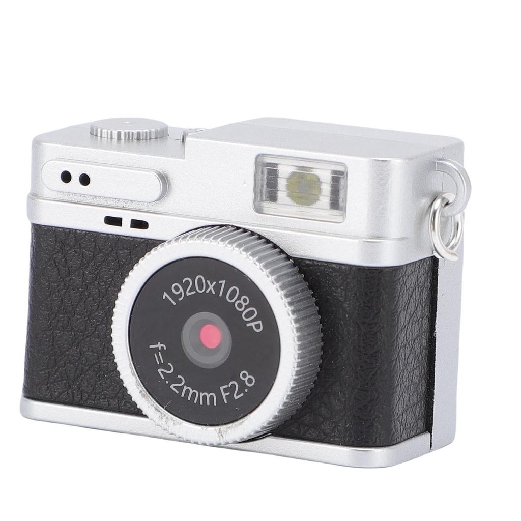Маленькая камера-брелок 1080P 2МП 0,96-дюймовый цветной экран карта памяти 32 ГБ ретро цифровая камера с 4 фильтрами и светодиодной вспышкой