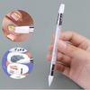 2PC Dual-Ended 2 Ways Nail Art Silicone Sculpture Pen Carving DIY Painting Glitter Rhinestone Acrylic Manicure Dotting Tool