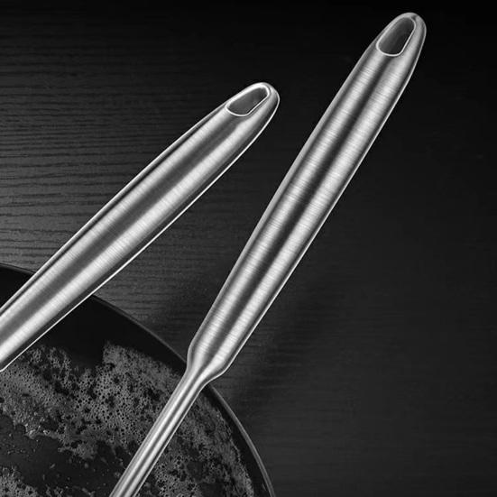 Long Lasting Scrub Brush Stainless Steel Pot Cleaning Brush, with Ergonomic Handle, Heavy Tool Duty Kitchen Scrubbing for Pans Grill Dishes Sturdy