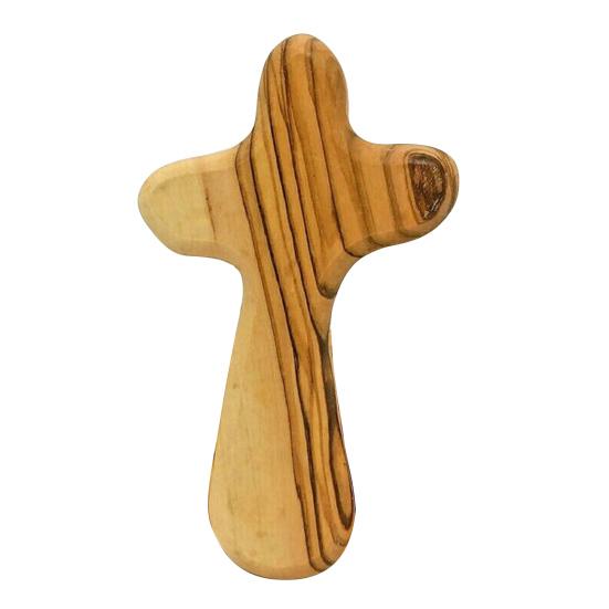 Деревянный крест, украшение, крест, мое сердце, эмоциональная поддержка, карманный обнимание, ручной крест для мужчин и женщин, молитва веры, ободряющий подарок