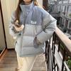 Corduroy Cotton Coat for Women In Winter Coats New Loose Oversized Cotton Coat Retro Thick Cotton Jacket Short Jacket