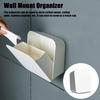 Qtip Holder Wall Mount, Cotton Swab Storage Box, for Cotton Balls,Cotton Swabs,Q-Tips,Cotton Rounds,Makeup Pads Storage Canister